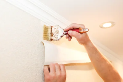 Pose de papier peint à Lahitère — revêtements muraux et toiles de verre